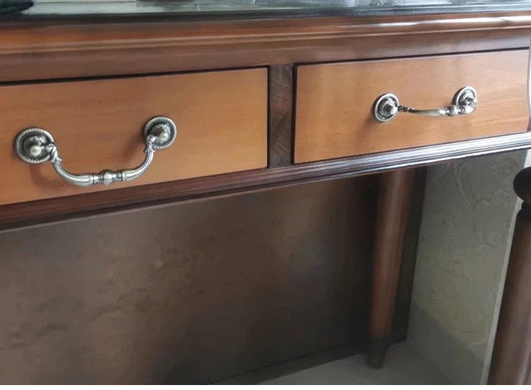 2.5" 3.75" 5" Drawer Pulls, Single Drop Knob, Swing Bail Handle, Antique Bronze
