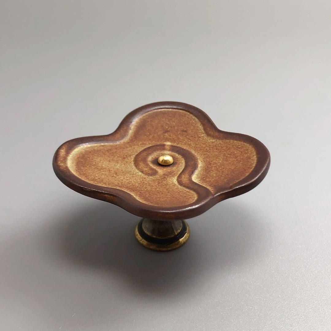 Minimalist zen ceramic drawer knob