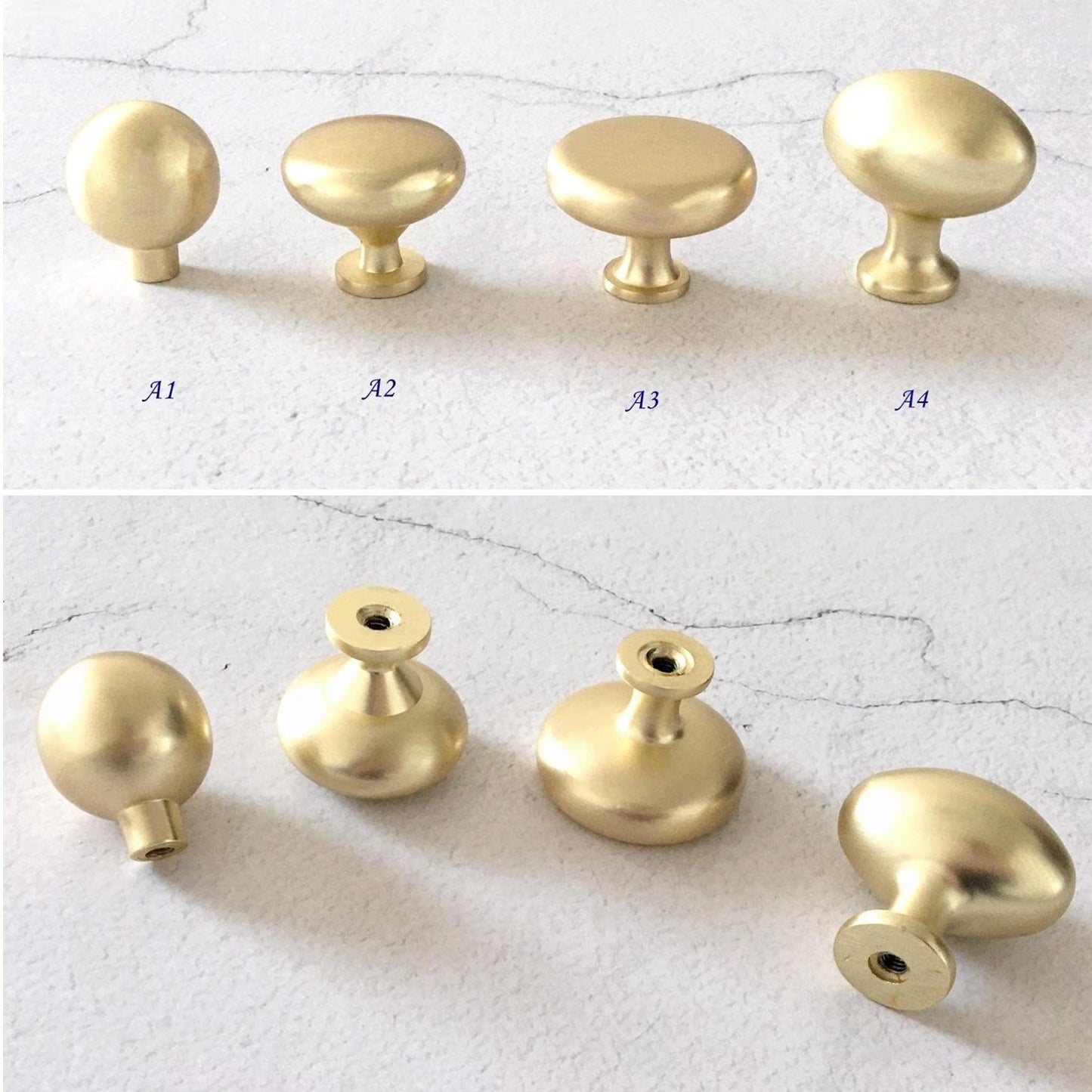 Gold Cabinet Pulls Modern Kitchen Hardware Brushed