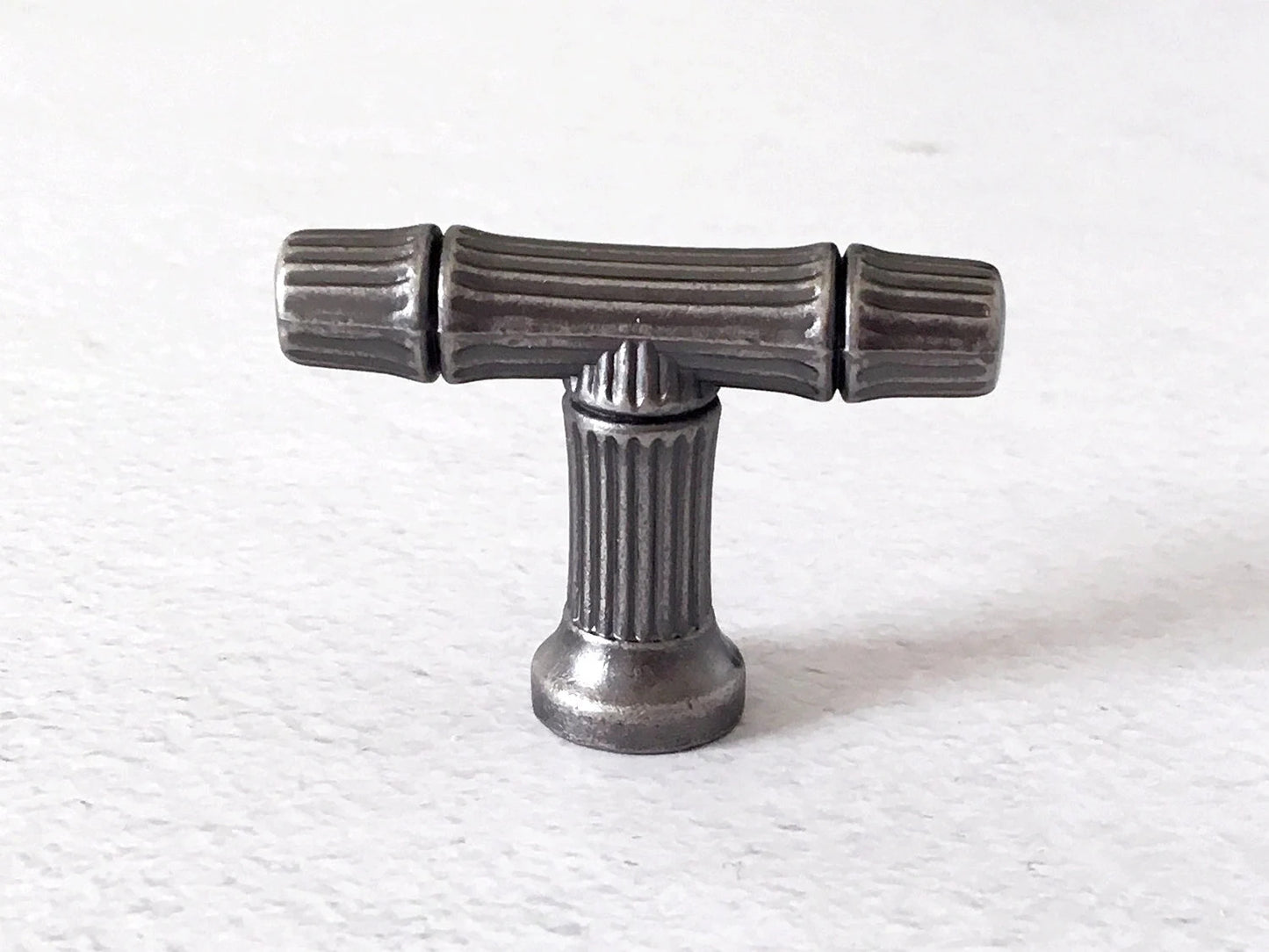 Bamboo Drawer Pulls Cabinet Handle Knob Antique Pewter 96 128 192 mm Holes