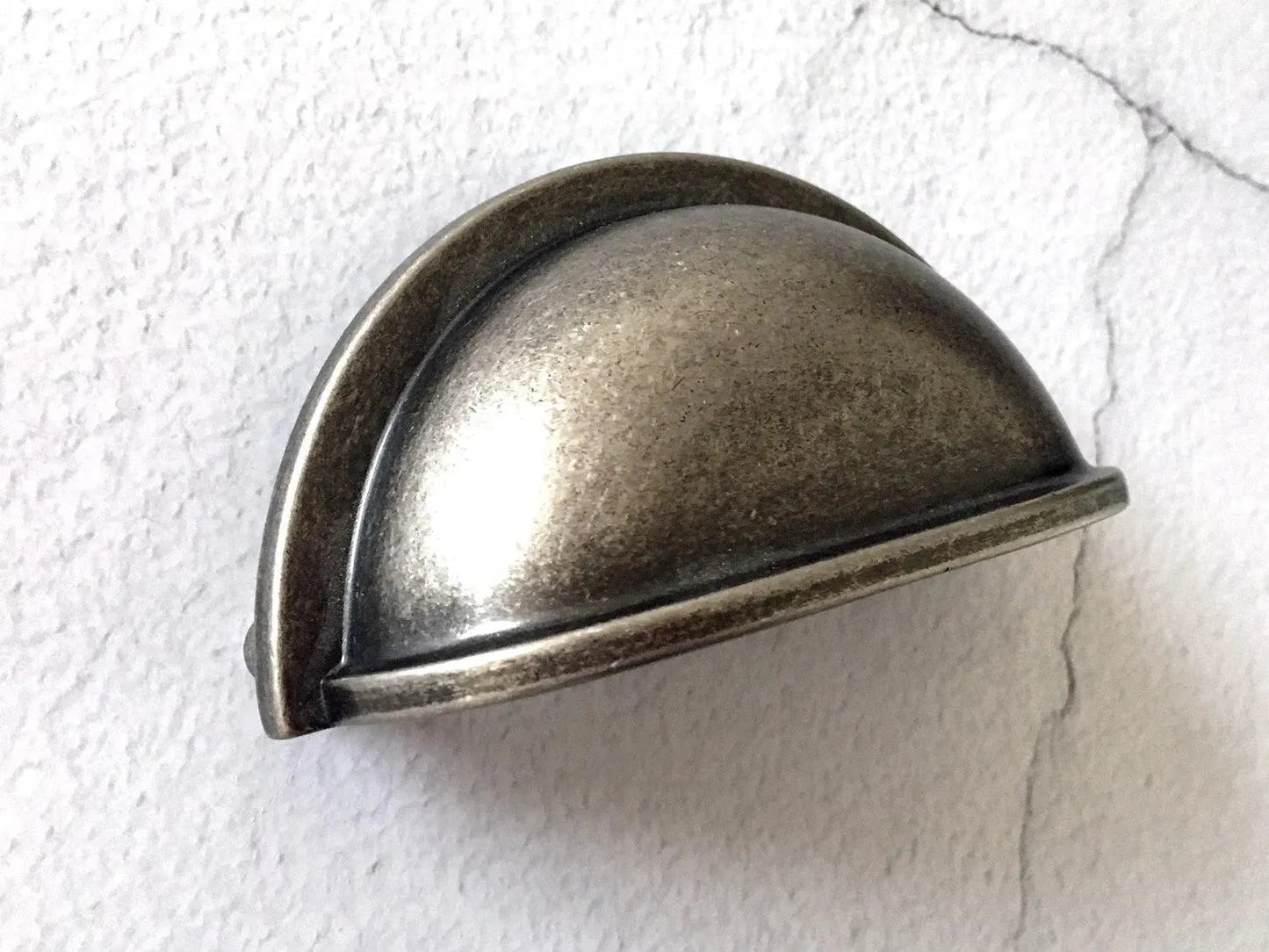 Poignée de tiroir en étain antique de 7,6 cm, 9,5 cm, 12,7 cm, 19,1 cm, quincaillerie de meuble-lavabo rétro