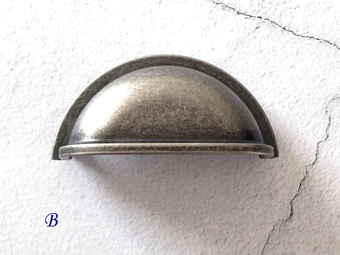 Poignée de tiroir en étain antique de 7,6 cm, 9,5 cm, 12,7 cm, 19,1 cm, quincaillerie de meuble-lavabo rétro