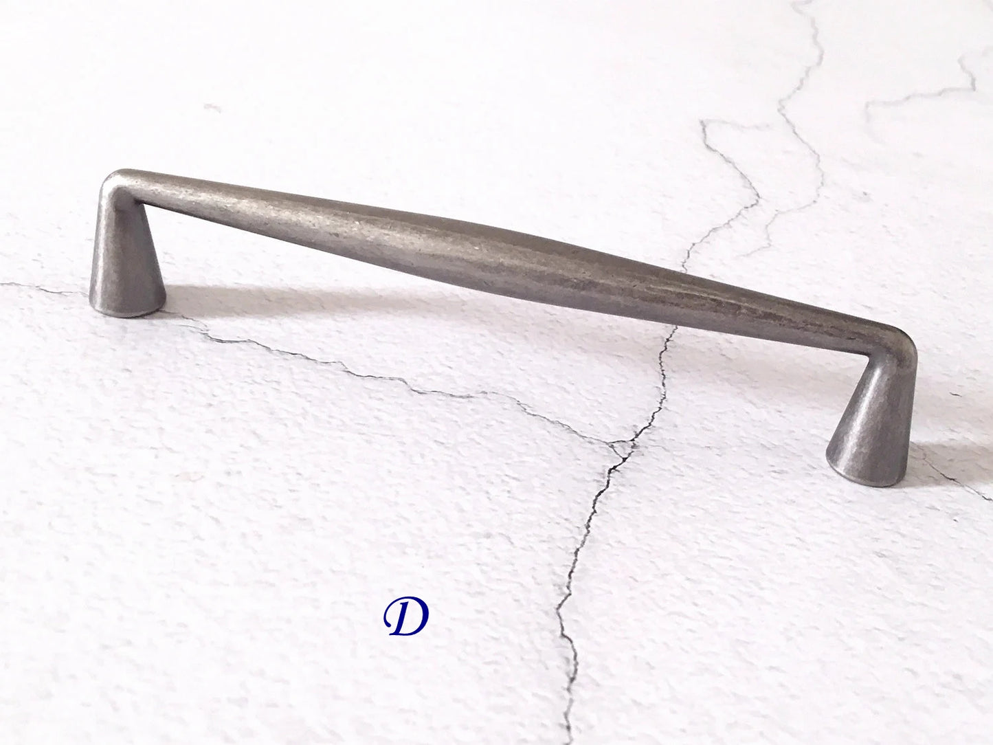 Poignée de tiroir en étain antique de 7,6 cm, 9,5 cm, 12,7 cm, 19,1 cm, quincaillerie de meuble-lavabo rétro