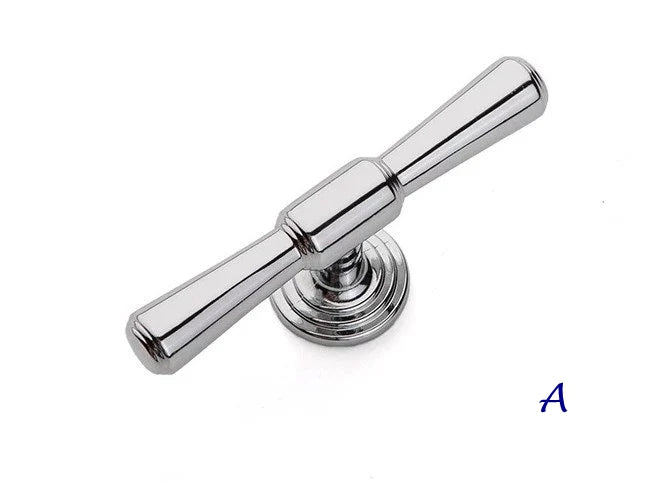 Polished Chrome Cabinet Handles, Drawer Bar Pulls, Contemporary Kitchen Hardware