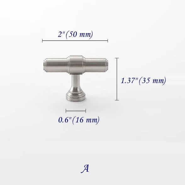 Minimalist Cabinet Bar Pulls, Solid Brass, Brushed Nickel, Modern Kitchen Hardware