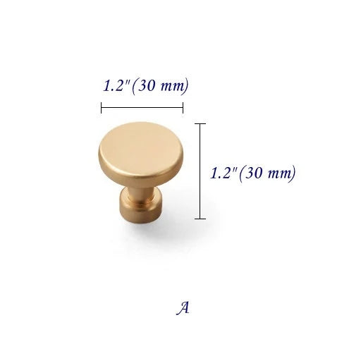 3.75" 5" 7.5" Brushed Gold Cabinet Pulls, Mid Century Modern Kitchen Hardware