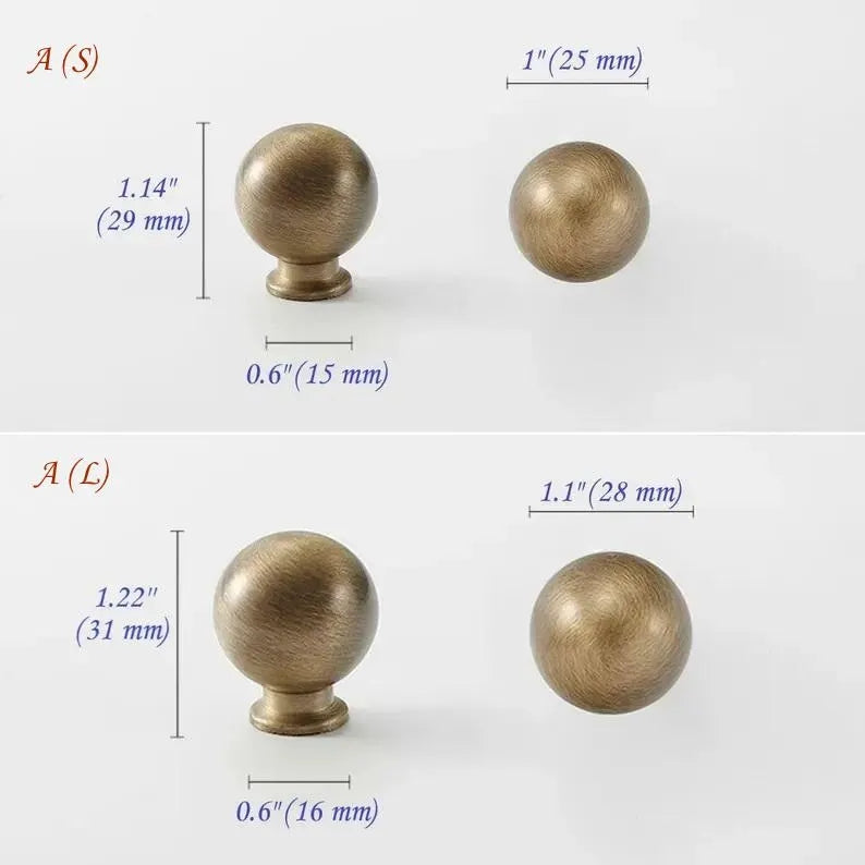 Brass Cabinet Handles Antique Bronze Drawer Pulls | Lynns Hardware