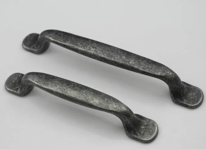 Aged Pewter Cabinet Pulls Vintage Look