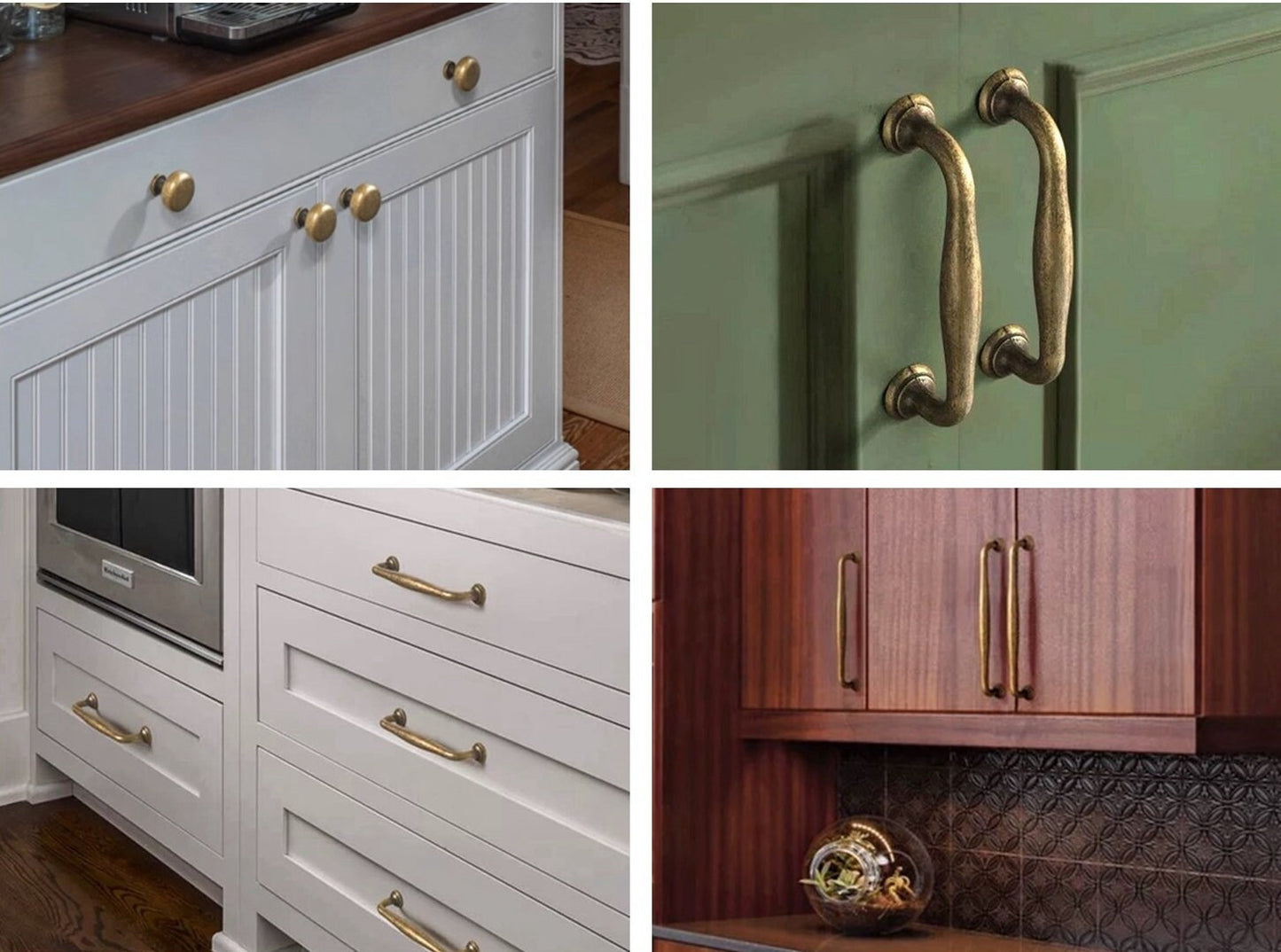 Antique Bronze Cabinet Door Handles Hardware