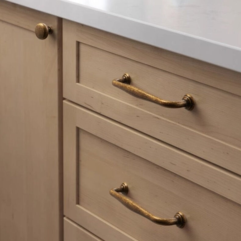 Antique Bronze Cabinet Handles Rustic Kitchen Hardware