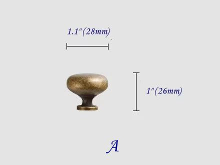 Antique Bronze Drawer Knobs Hardware