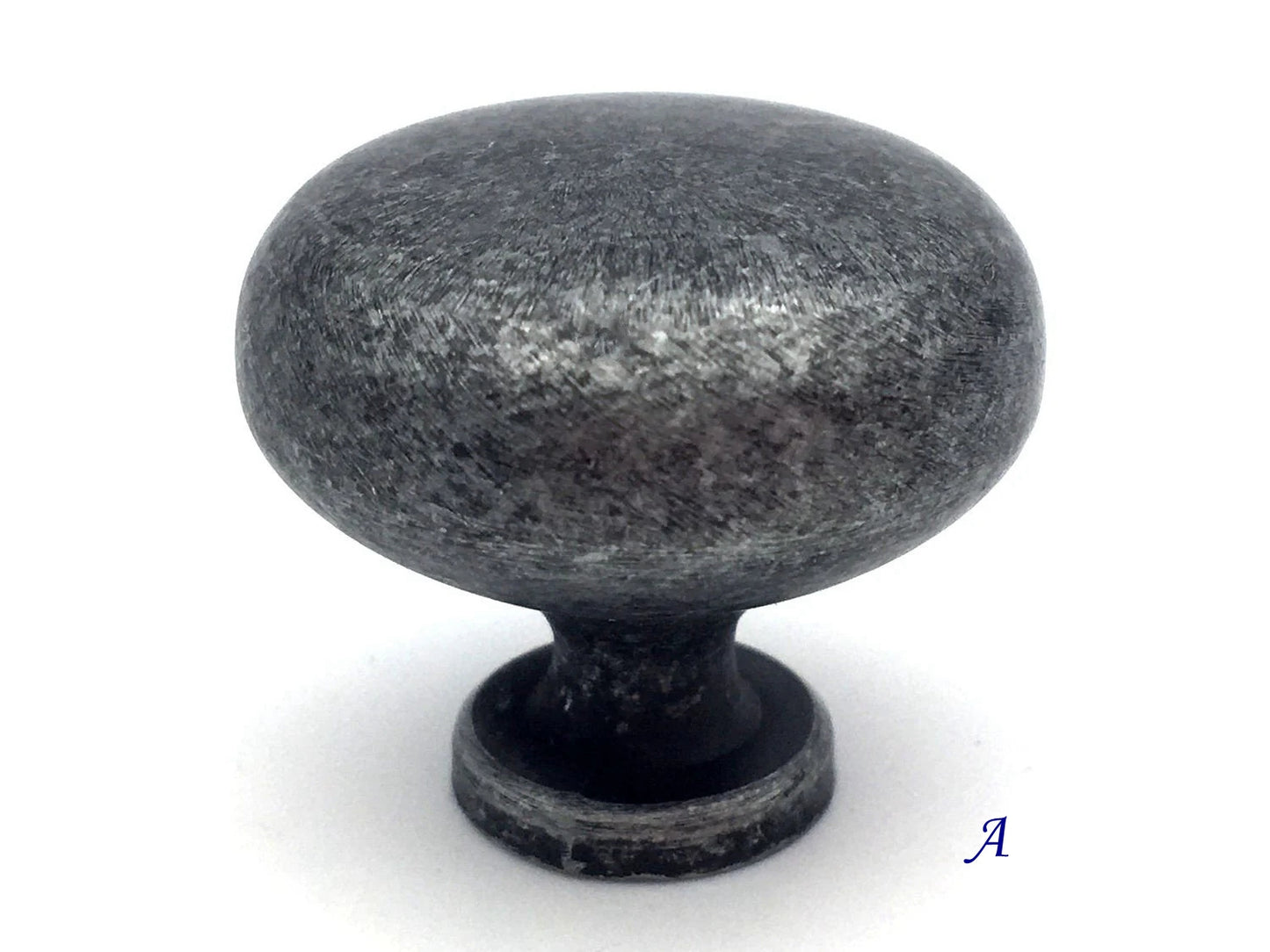 Antique Pewter Cabinet Knobs Vintage Look