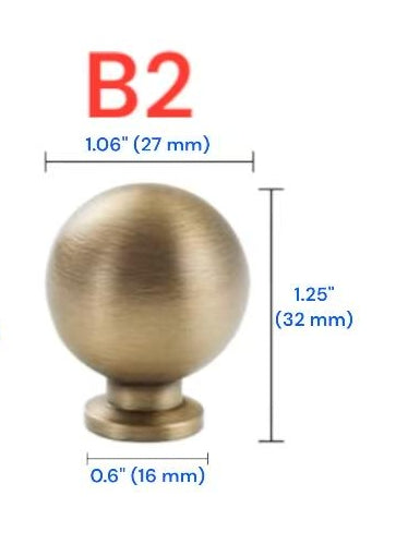 2.5" 3.75" 5" 6.25" Asian Style Bamboo Cabinet Handle, Antique Bronze, Solid Brass