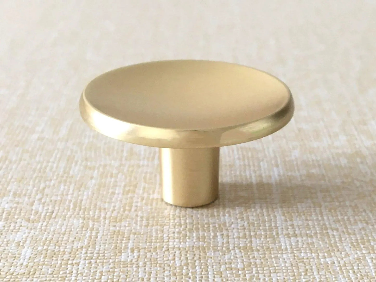 Concave Cabinet Knobs, Gold Circle Drawer Pulls, Black Copper Gray Nickel Gold
