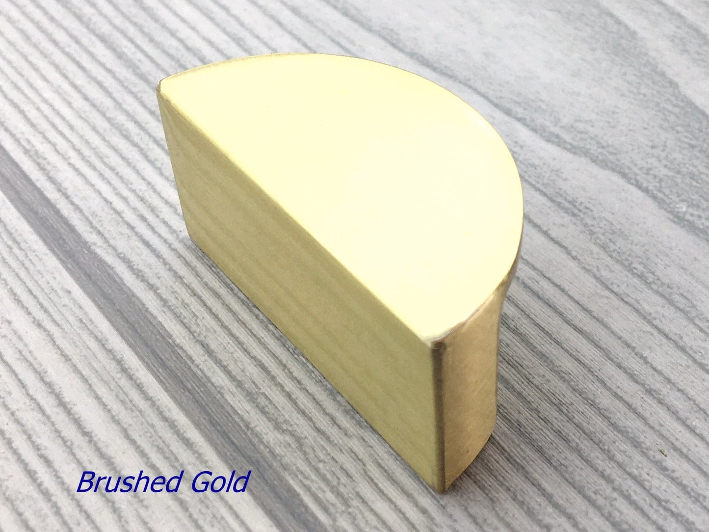 1.25" Centers Half Moon Drawer Pulls, Mid Century Modern MCM Kitchen Hardware