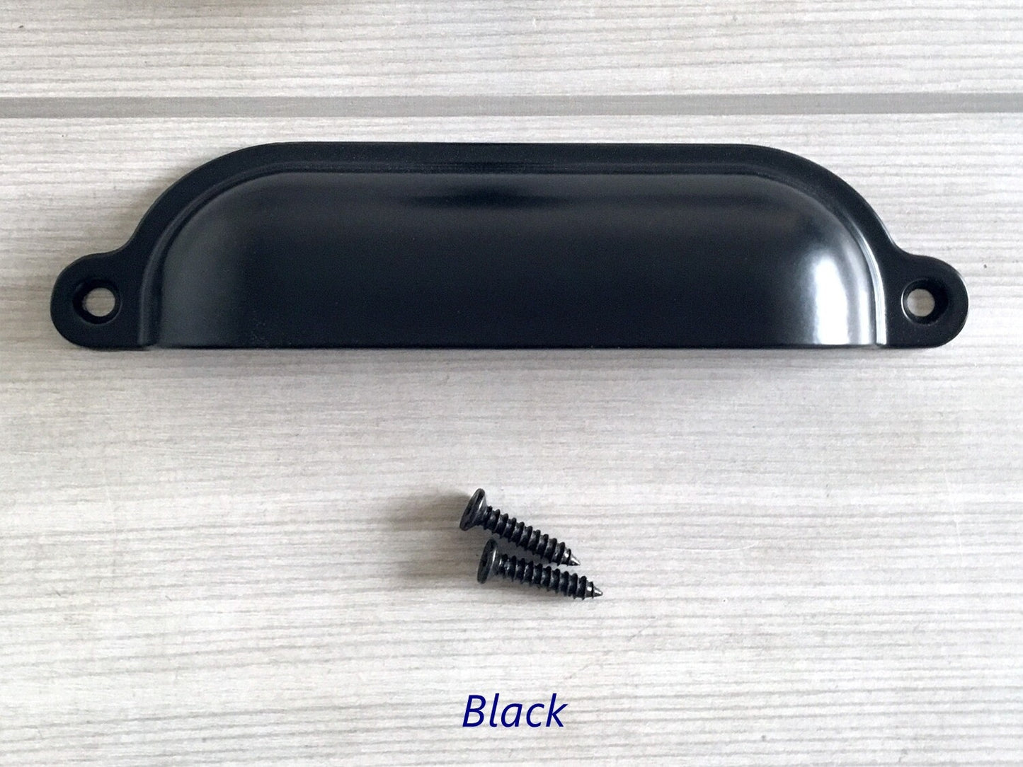 4.75" Cup Drawer Pull, Bin Dresser Handle, Bronze Black Nickel Chrome Silver, Kitchen Cabinet Hardware 4 3/4"
