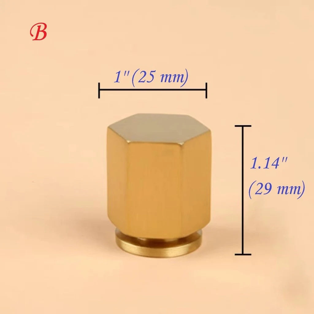 Solid Brass Cabinet Knobs, Classic Cylinder Knurled, Kitchen Hardware