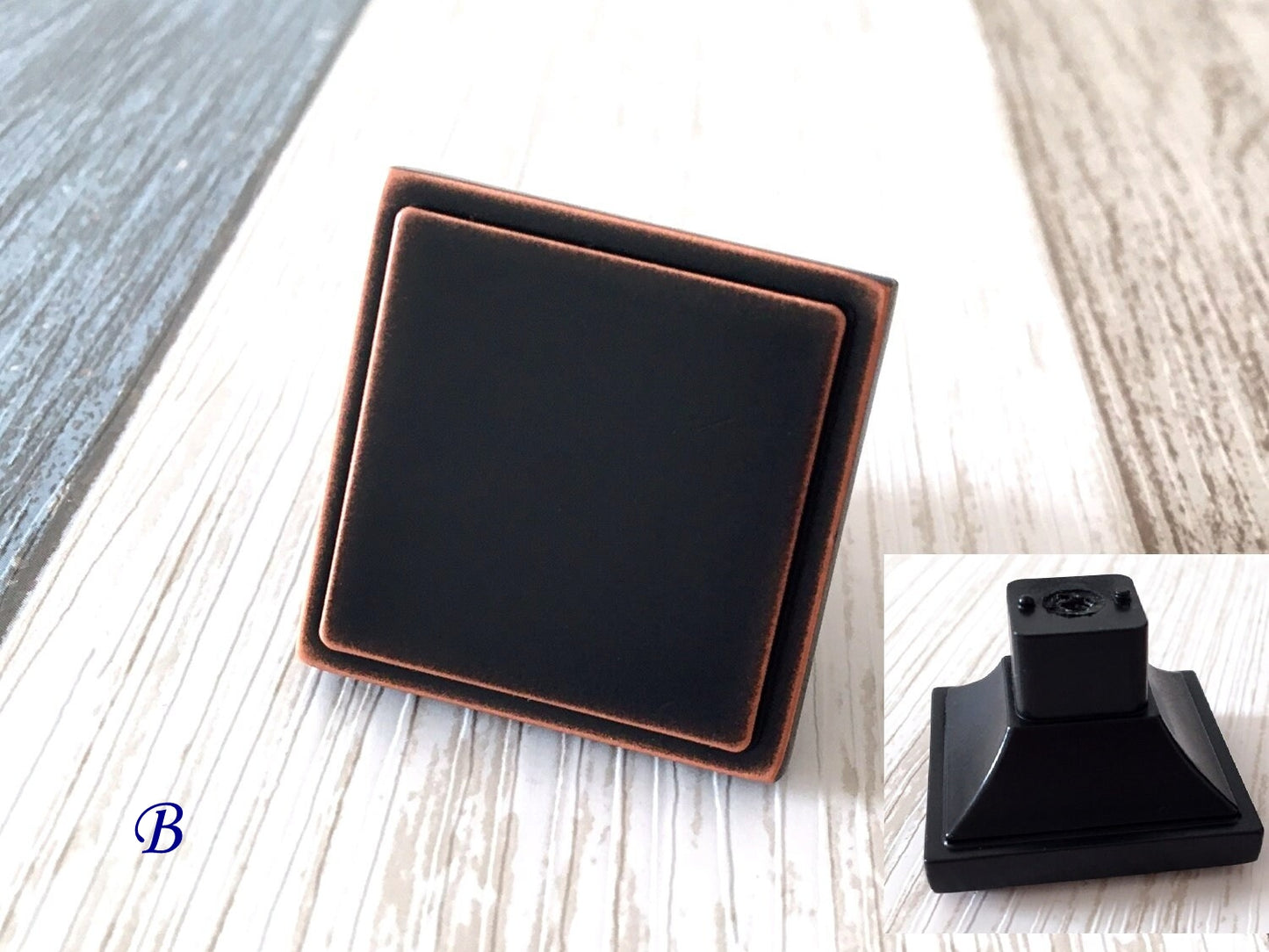 Cabinet Pull Handles Black Copper, Modern Mid Century, Kitchen Hardware