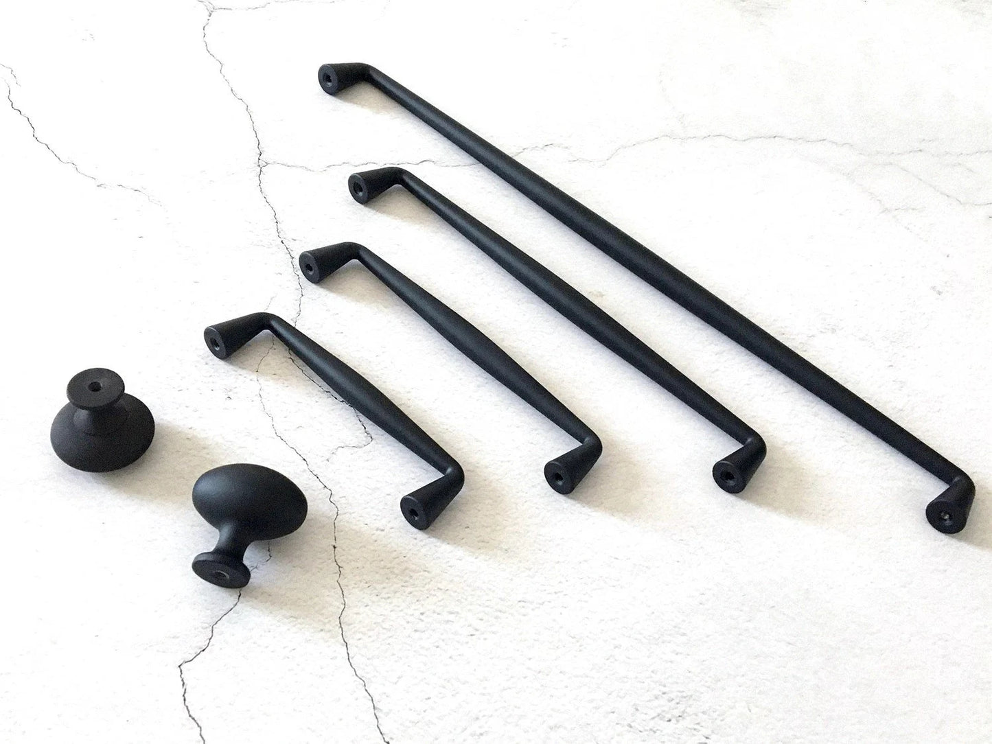 Black Kitchen Hardware Knob Pull Handles Lynnshardware