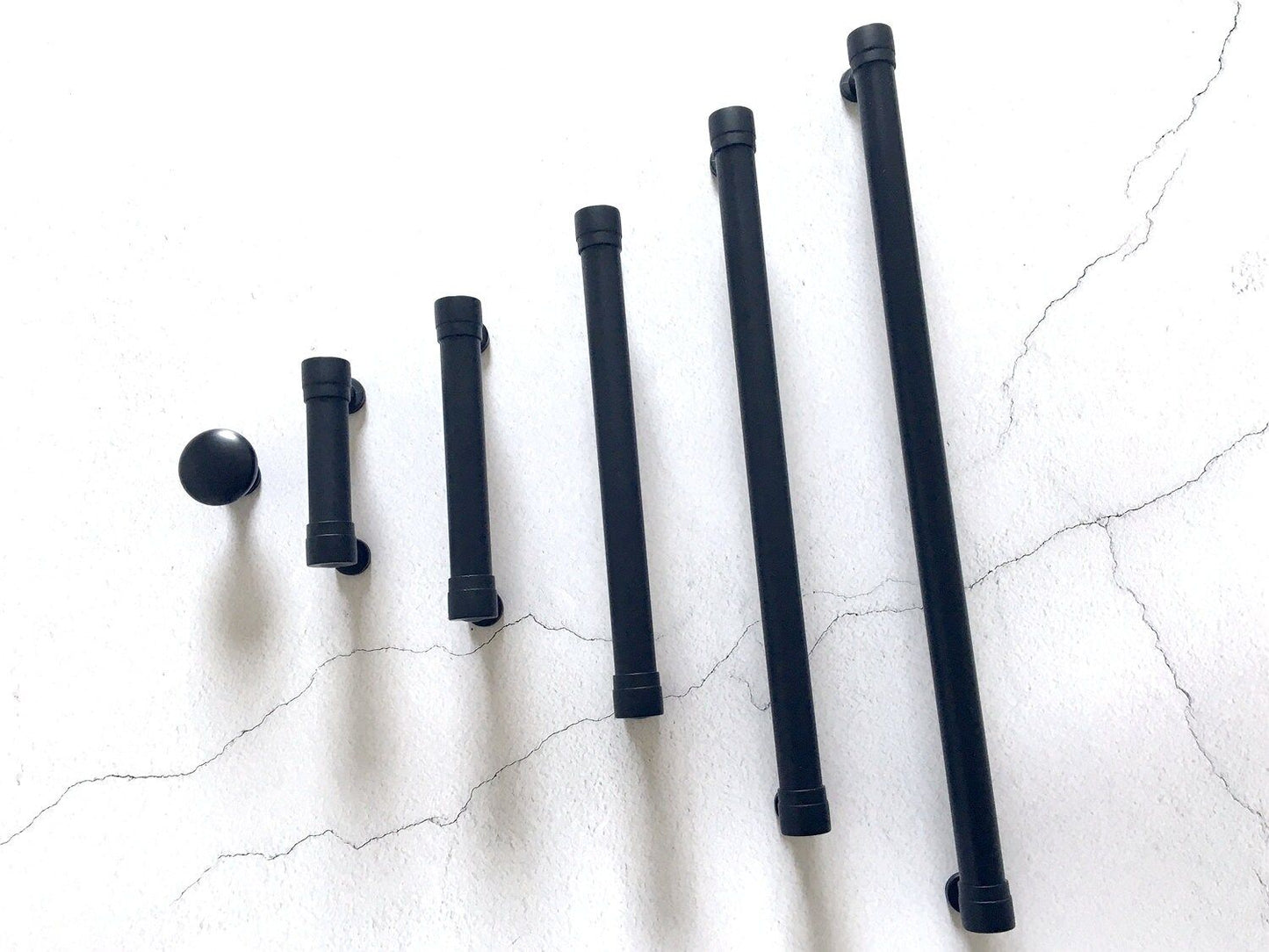 Black Cabinet Handles Hardware Kitchen Knobs Drawer Pulls