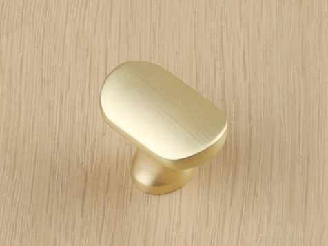 Brushed Gold t shaped Drawer Knob made with zinc alloy