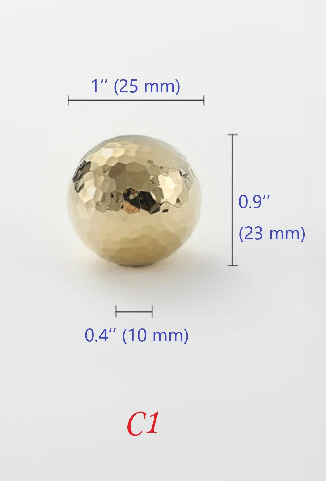 Hammered Brass Knobs Gold Drawer Pulls Egg Door Handle