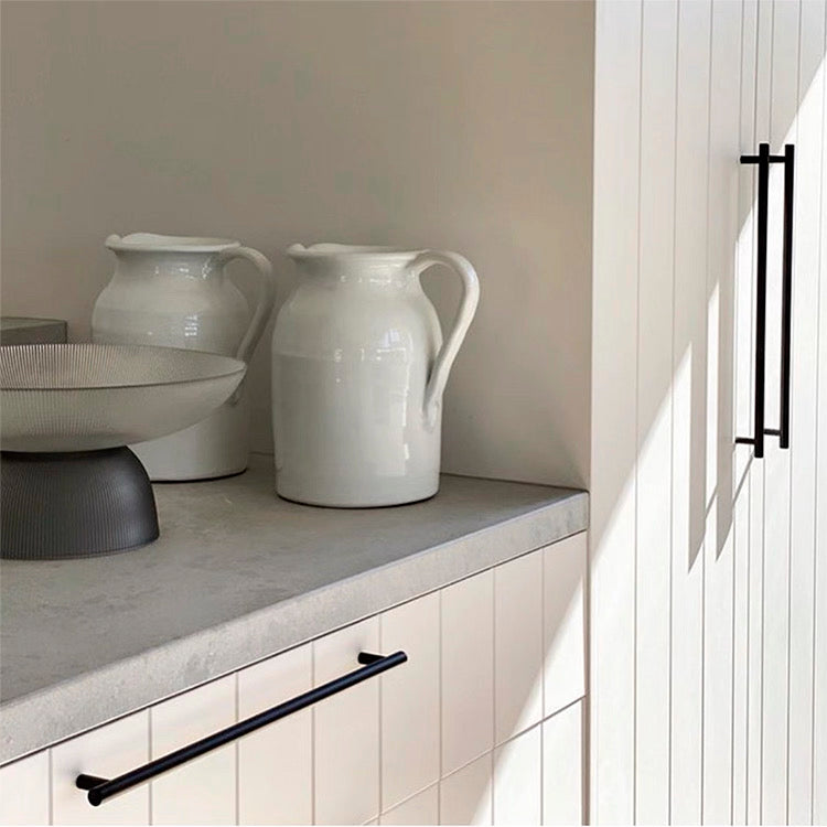 Black bar handles for minimalist style interior design