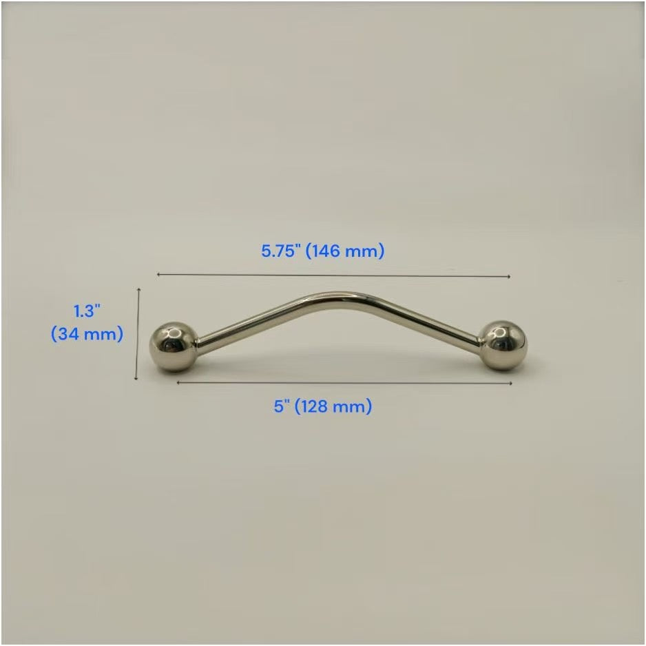 Contemporary Cabinet Handle & Drawer Knob, Polished Chrome / Nickel, Nordic Kitchen Hardware