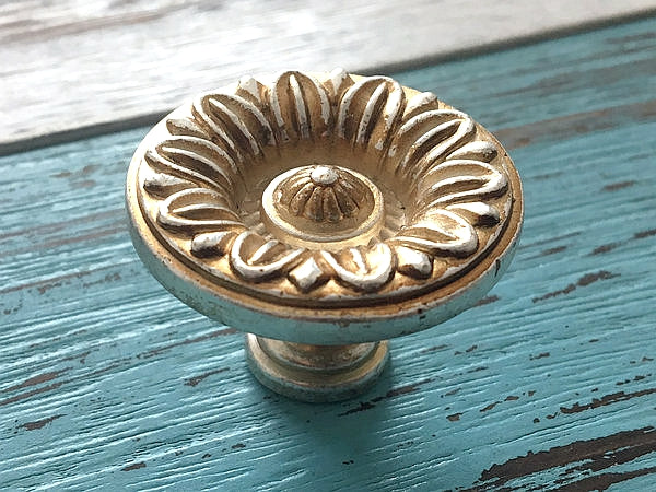 3" Centers Antique Silver Leafy Drawer Pulls, Vintage Shabby Chic Cabinet Hardware, 76 mm Holes