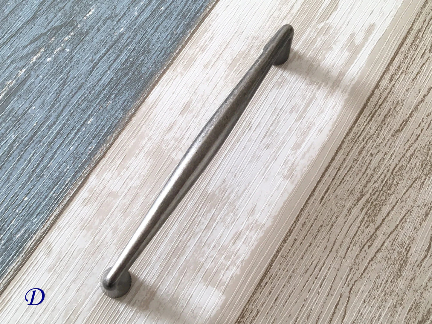 Poignée de meuble en étain antique, 76, 96, 128, 192 mm
