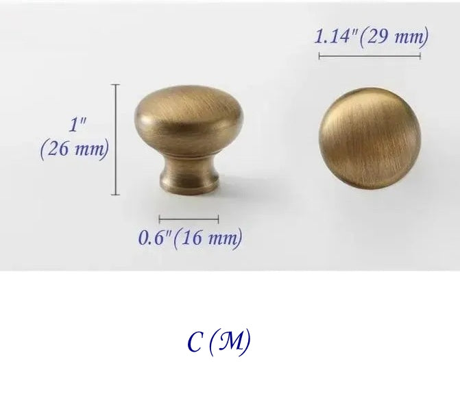 Brass Cabinet Handles Antique Bronze Drawer Pulls | Lynns Hardware