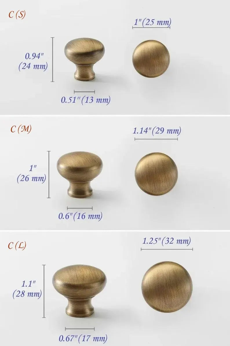 Brass Cabinet Handles Antique Bronze Drawer Pulls | Lynns Hardware