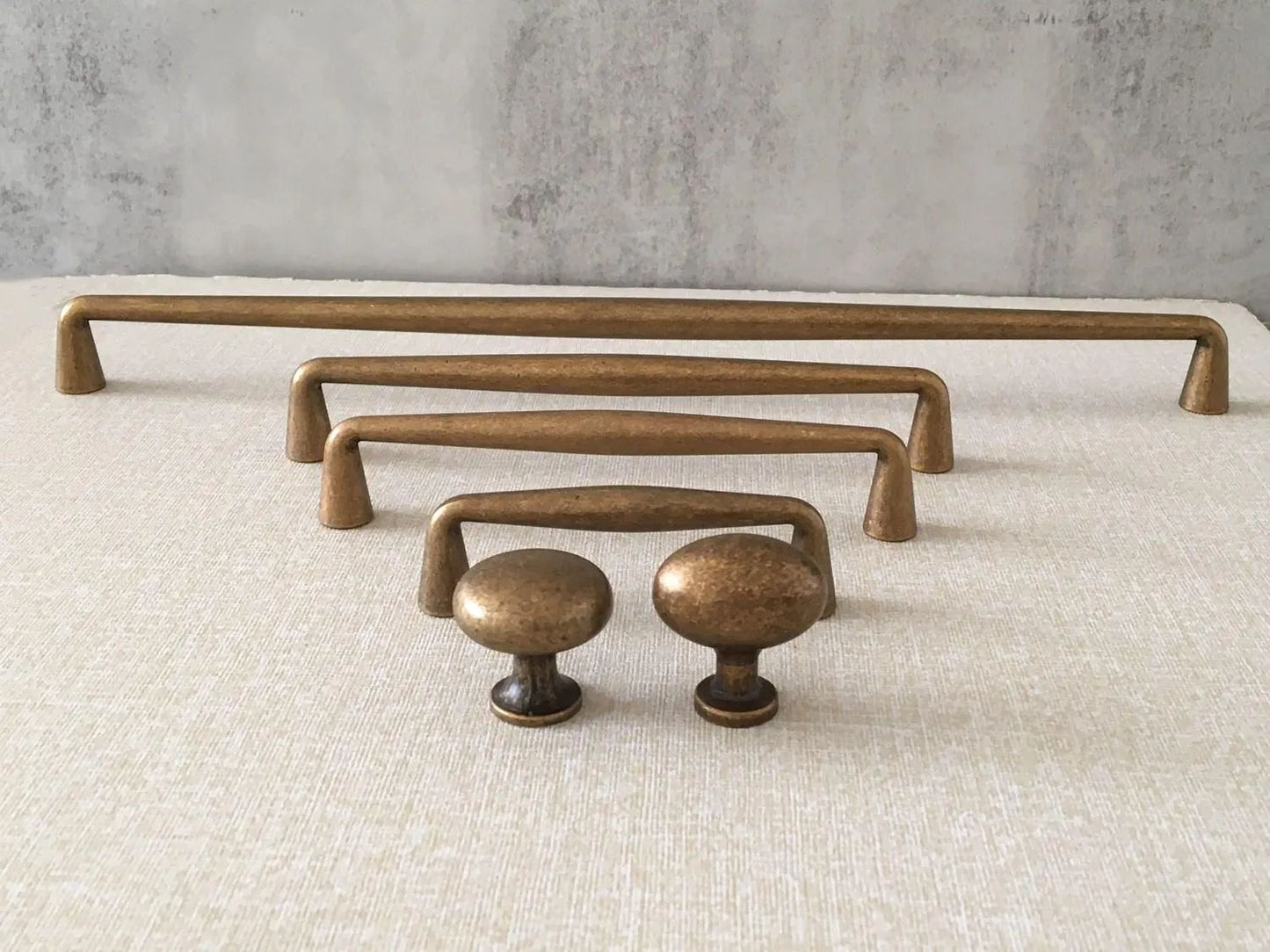 Cabinet Handles Egg Knobs Antique Bronze