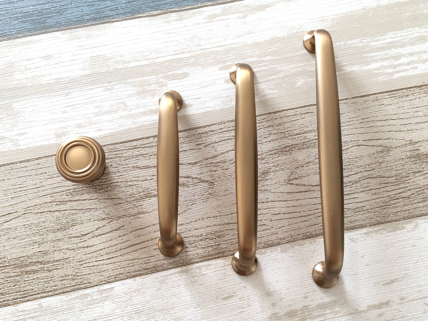 Champagne Gold Bronze Cabinet Pull Handles Kitchen Hardware