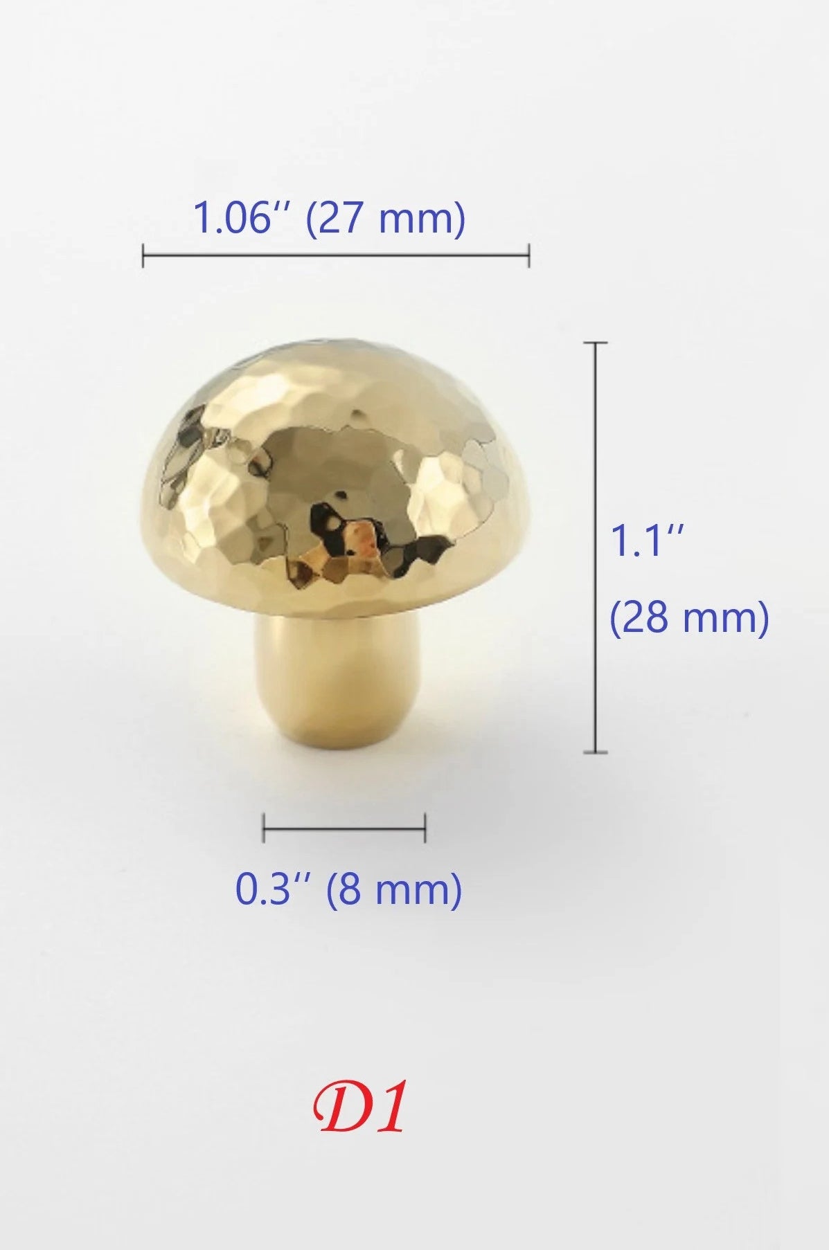 Hammered Brass Knobs Gold Drawer Pulls Egg Door Handle