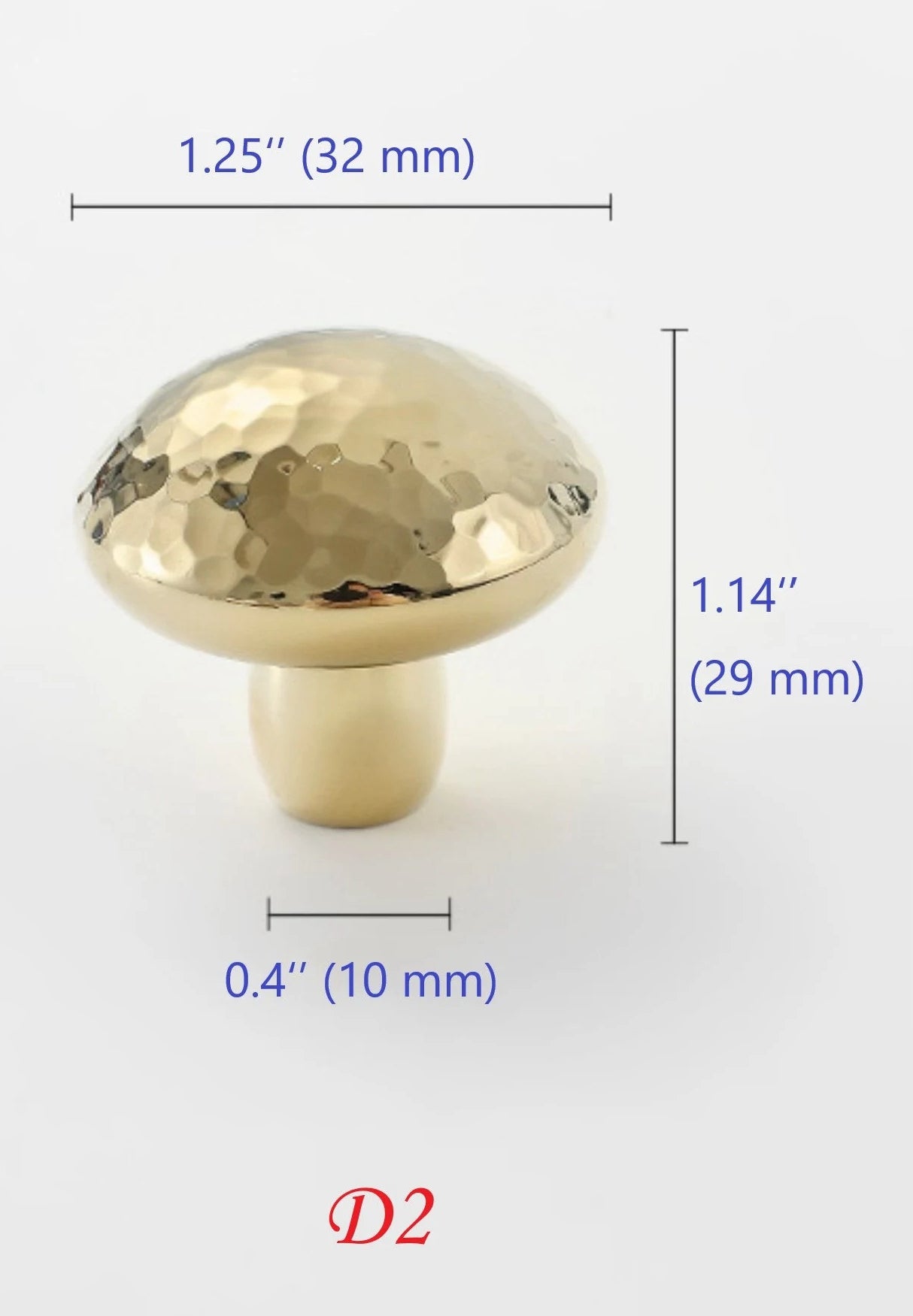 Hammered Brass Knobs Gold Drawer Pulls Egg Door Handle