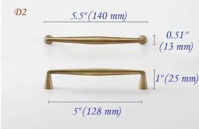 Brass Cabinet Handles Antique Bronze Drawer Pulls | Lynns Hardware
