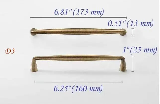Brass Cabinet Handles Antique Bronze Drawer Pulls | Lynns Hardware