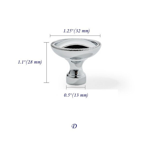 Polished Chrome Cabinet Handles, Shiny Silver Drawer Knobs, Solid Brass