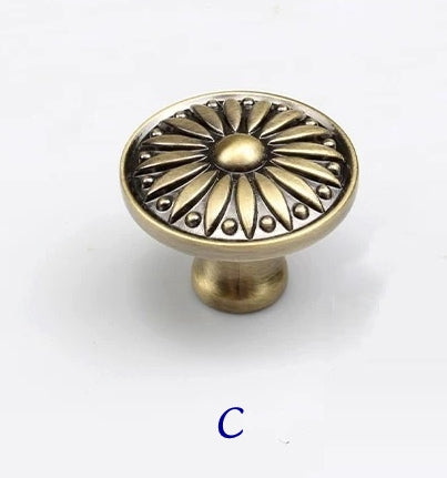 2.5" 3.75" 5" Antique Bronze Drawer Pulls Vintage Style