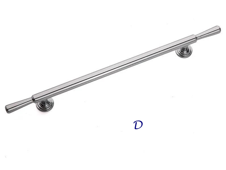 Polished Chrome Cabinet Handles, Drawer Bar Pulls, Contemporary Kitchen Hardware