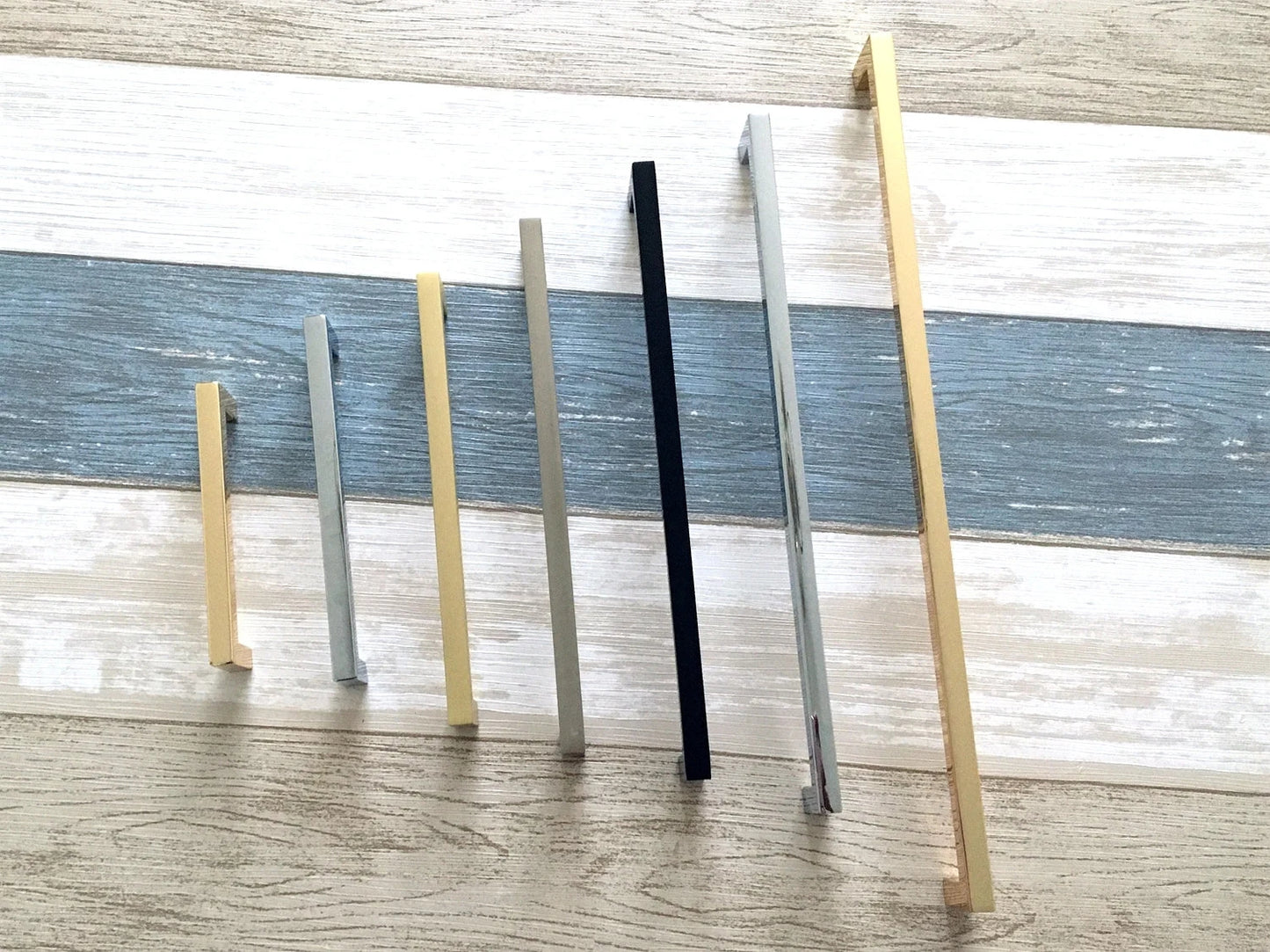 Drawer Pulls Slim Square Minimalism Modern Hardware
