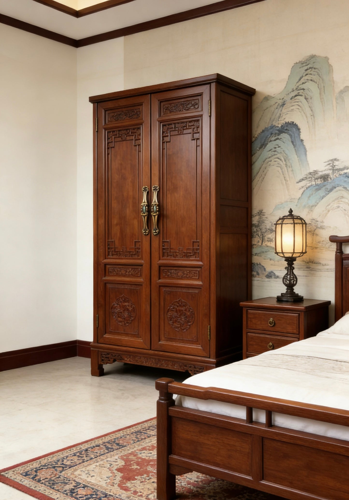 Victorian Green Resin Cabinet Pulls - Antique Brass Drawer Handles - LynnsHardware