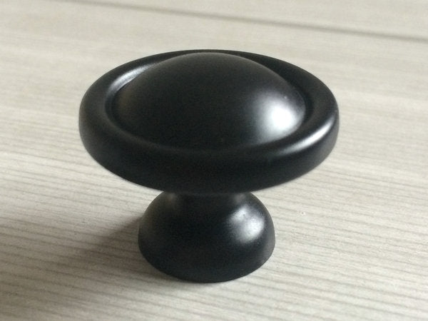 2.75" Cup Drawer Pull & Cabinet Knob in Matte Black, 2-3/4 Inch 70 mm Centers
