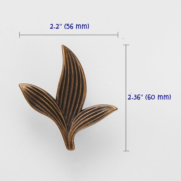 Flower Cabinet Knob, Petal Drawer Pull, Decorative Kitchen Hardware