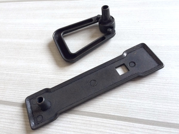 2.25" 3" Vintage style Dresser Drawer Pull, Antique Black Square Cabinet Handle