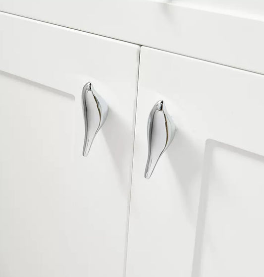 Modern Silver bird knobs for nature themed nurseries