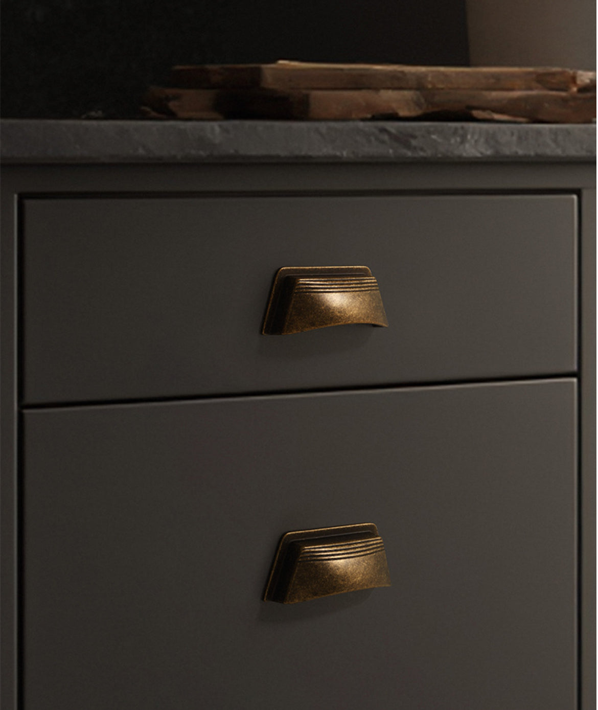 2.5" 3.75" Centers Cup Drawer Pulls in Brushed Gold, Nickel, Polished Chrome, Antique Bronze, 64 96 mm