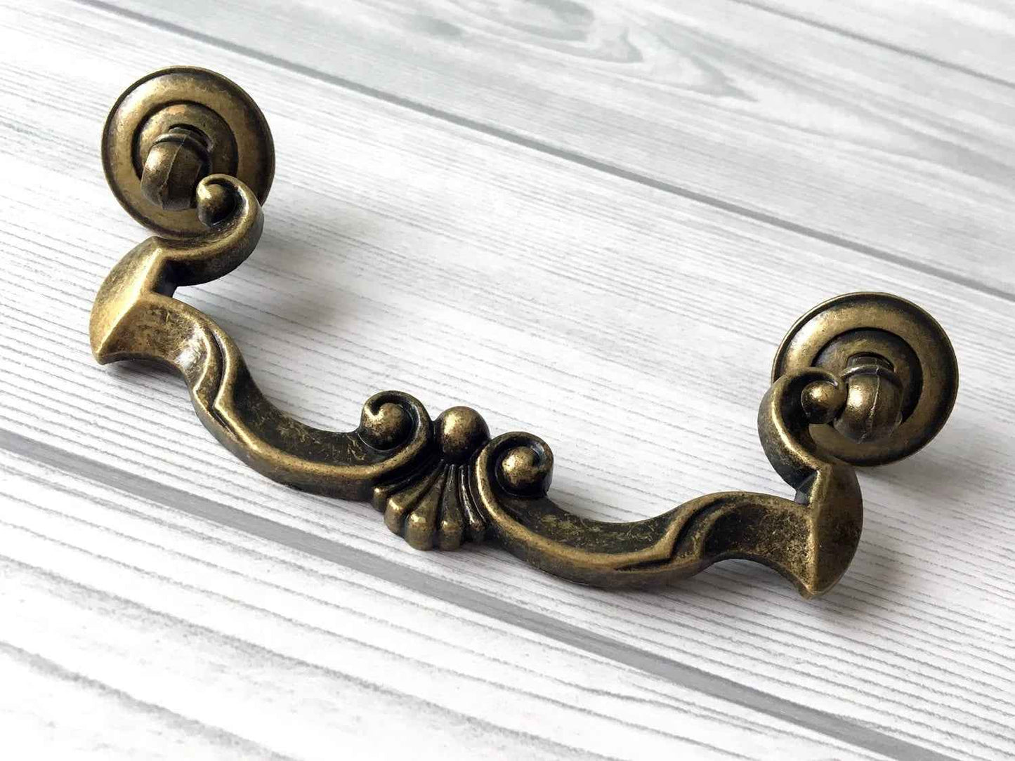 4.25" Vintage Swing Bail Drawer Handle - Antique Bronze