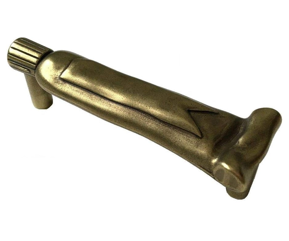 3" Toothbrush Toothpaste Bathroom Cabinet Handles, Antique Black Brass Pewter 76 mm